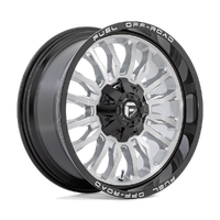 Arc D798 20x9 8x170 +1mm Silver Brushed Black Lip