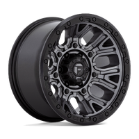Traction D825 Matte Gunmetal Black Ring