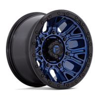 Traction D827 17x9 5x127 +1mm Dark Blue Black Ring