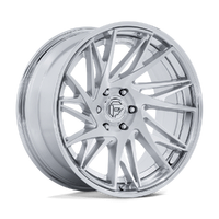 Dynamo FC405 20x9 6x139.7 +1mm Gloss Silver Brushed Chrome Lip