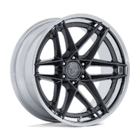 Flight FC408 20x9 6x135 +1mm Gloss Gunmetal Chrome Lip