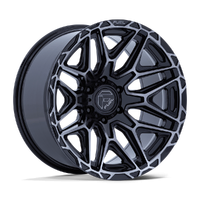 Injector FC885 20x9 5x127 +1mm Gloss Black Machined Double Dark Tint