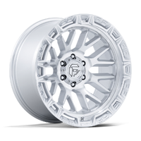 Rail FC890 17x9 5x127 -12mm Gloss Silver Machined