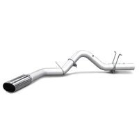 17+ GM Duramax L5P 2500/3500 Monster Exhaust System - SS Single Exhaust w/ Chrome Tip