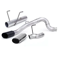 13-18 Ram 6.7L 5in Monster Exhaust System - Single Exhaust w/ SS Chrome Tip