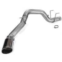 19-23 Dodge Ram Crew Cab 6.7L Cummins Monster Exhaust - SS Single Exhaust w/ Chrome Tip