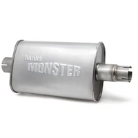 91-99 Jeep 4.0L Muffler - 2.5in X 2.5in S/S