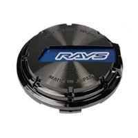 WR Center Cap 57CR / 57DR - Blue/Black Chrome