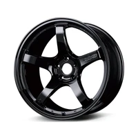 57CR 18x8.5 +37 5x114.3 Gloss Black Wheel