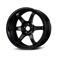 57DR 19x9.5 +25 5x112 Semi Gloss Black Wheel
