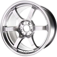 57DR 17x9.0 +38 5x114.3 Grace Silver Wheel