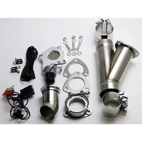 3.0in Aluminized Mild Steel Electronic Exhaust Cutout w/Slip Fit & Band Clamps