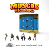 American Diorama 1:64 Muscle Mechanics Figure Set