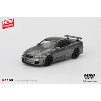 1:64 Nissan Skyline GT-R Dark Metal Gray NISMO BNR34 CRS Version