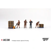 1:64 Figurine: UPS Driver and Workers