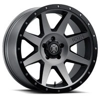 Rebound 20x9 5x5 -12mm Offset 4.5in BS Titanium Wheel