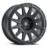 Ricochet 15x7 5x100 15mm Offset 4.6in BS 56.1mm Bore Satin Black Wheel