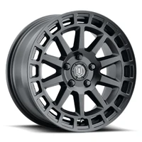 Journey 17x8 5x4.5 38mm Offset 6in BS Satin Black Wheel