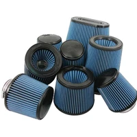 High Performance Air Filter - 3 1/2 Black Oiled Filter 6 Base / 6 7/8 Tall / 5 1/2 Top