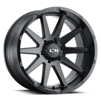 Cast Aluminum Wheels 143 MB 18x9 Matte Black 6 On 139.7 Bolt Pattern 18 Offset