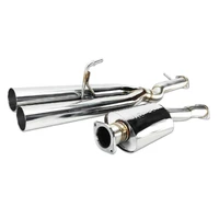 EP (Straight Pipes) Dual Tip Exhaust - 03-07 Infiniti G35 Coupe