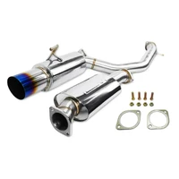 GT Single Exhaust With Burnt Tip - Nissan 370Z