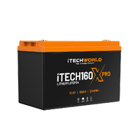 iTECH160X PRO Deep Cycle Lithium Battery with Bluetooth LiFePO4 160Ah
