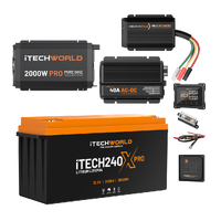 Essential Lithium Caravan Kit - 240Ah
