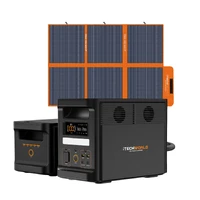 Flexi Off-Grid Max Solar Generator Kit PS1800 PRO Power Station, 200W Solar Mat & Expansion Battery