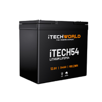 iTECH54 Deep Cycle Lithium Battery LiFePO4 54Ah