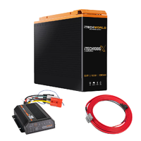 iTechworld - Base Slimline 4WD Dual Battery Kit - 100Ah Lithium