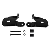 18-19 Jeep Wrangler JL A-Pillar Light Mount Bracket Set (Pair) - Black