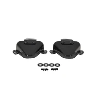 Jeep CJ/YJ Interior Door Latch Brackets Pair 81-95 CJ and Wrangler YJ Powdercoat Black