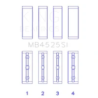 Toyota 2GR-FE Main Bearing Set