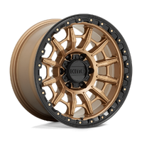 Carnage KM547 17x9 6x139.7 0mm Matte Bronze Black Lip