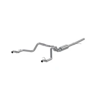MBRP 2019 Chevrolet Silverado 1500 4.3L/5.3L 2.5in Cat Back Dual Rear Exit - Aluminized