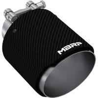 MBRP Universal Carbon Fiber Tip 2.5in ID / 4.5in OD Out / 6.5in Length Angle Cut Dual Wall