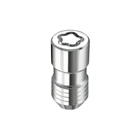 Wheel Lock Nut Set - 4pk. (Cone Seat) 9/16-18 / 7/8 Hex / 1.765in. Length - Chrome