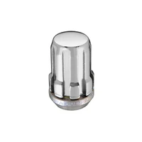 SplineDrive Lug Nut (Cone Seat) M12X1.5 / 1.24in. Length (4-Pack) - Chrome (Req. Tool)