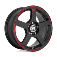 FS5 MR116 Matte Black Red Stripe