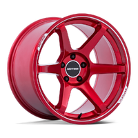 Battle VI MR160 18x8.5 5x114.3 +22mm Cherry Red Machined