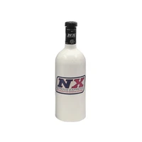 1lb Bottle w/Motorcycle Valve - 3.2 Diameter x 9.83 Tall