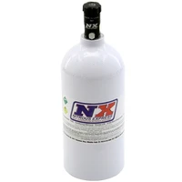 2.5lb Bottle w/Motorcycle Valve - 4.38 Diameter x 12.37 Tall