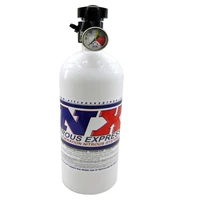 10lb Bottle w/Lightning 500 Valve 6.89 Diameter x 20.19 Tall w/Gauge