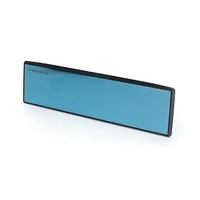 NRG 270mm Wide Panorama Clip-on Rearview Mirror - Flat w/ Blue Tint