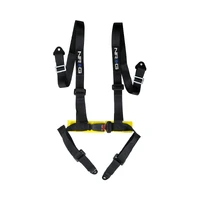 4 Point Seat Belt Harness / Buckle Lock- Black