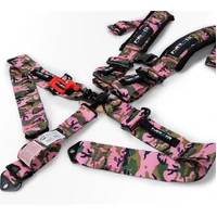 NRG SFI 16.1 5PT 3in Seat Belt Harness / Latch Link - Black