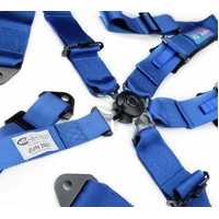 NRG 5PT 3in. Seat Belt Harness / Cam Lock - Blue