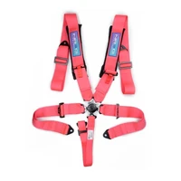 NRG 5PT 3in. Seat Belt Harness / Cam Lock - Pink