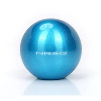 NRG Teal Sparkly Painted Titaniumround Shifter Heavy Weight